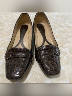 Naturalizer Fulton Pump Patent Leather Dark Brown 8.5